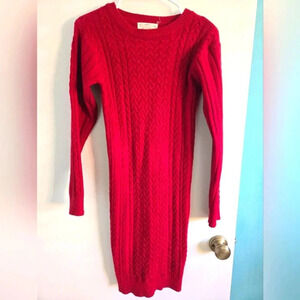 Spadehill Red Sweater Dress Size Small